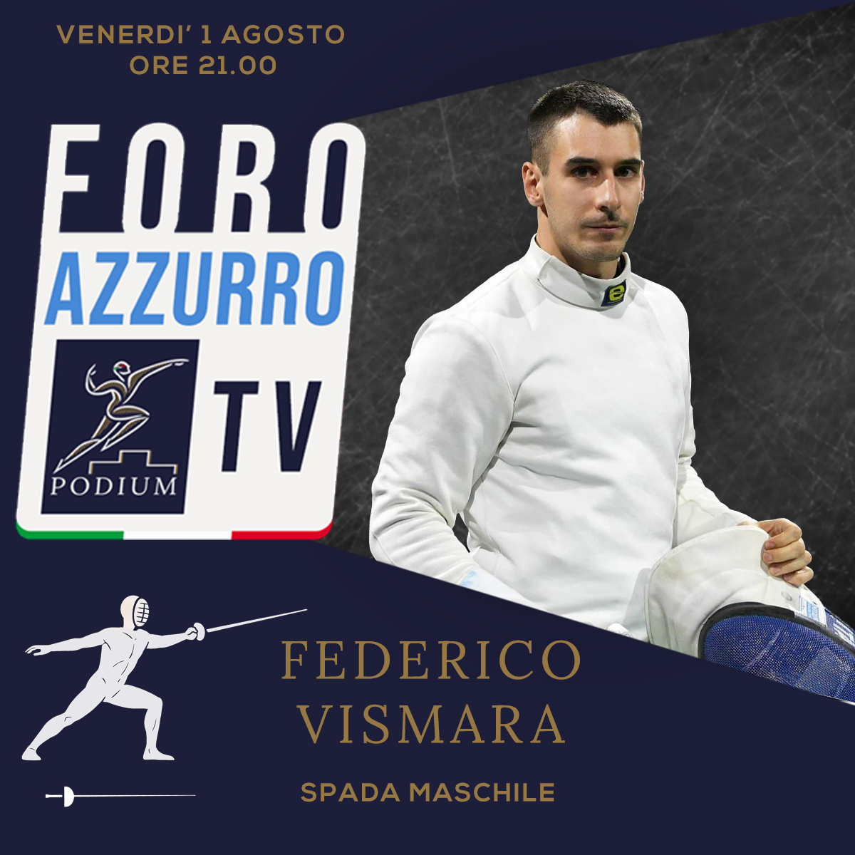 Foro Azzurro: diretta con Federico Vismara